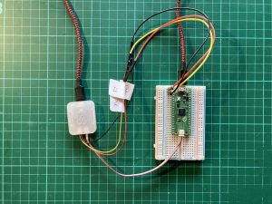 Debug probe wired to a microcontroller for on-target timing measurement