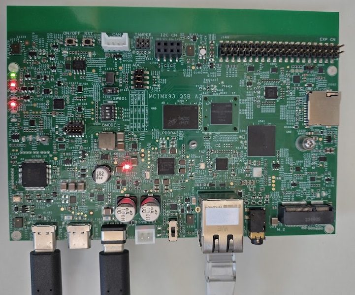 NXP i.MX 93 quick-start board