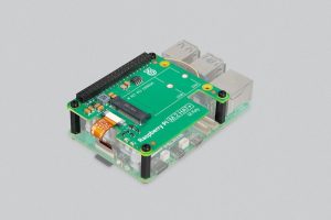M.2 HAT+ expansion board on a single-board computer