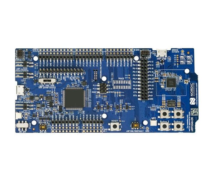 Nordic nRF5340 development kit (Zephyr RTOS board)