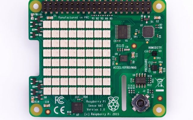 Sense HAT sensor add-on board