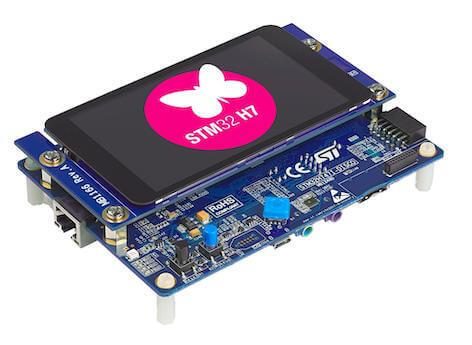 STM32H747I Discovery dual-core board with display