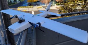 VTOL UAV on a rooftop